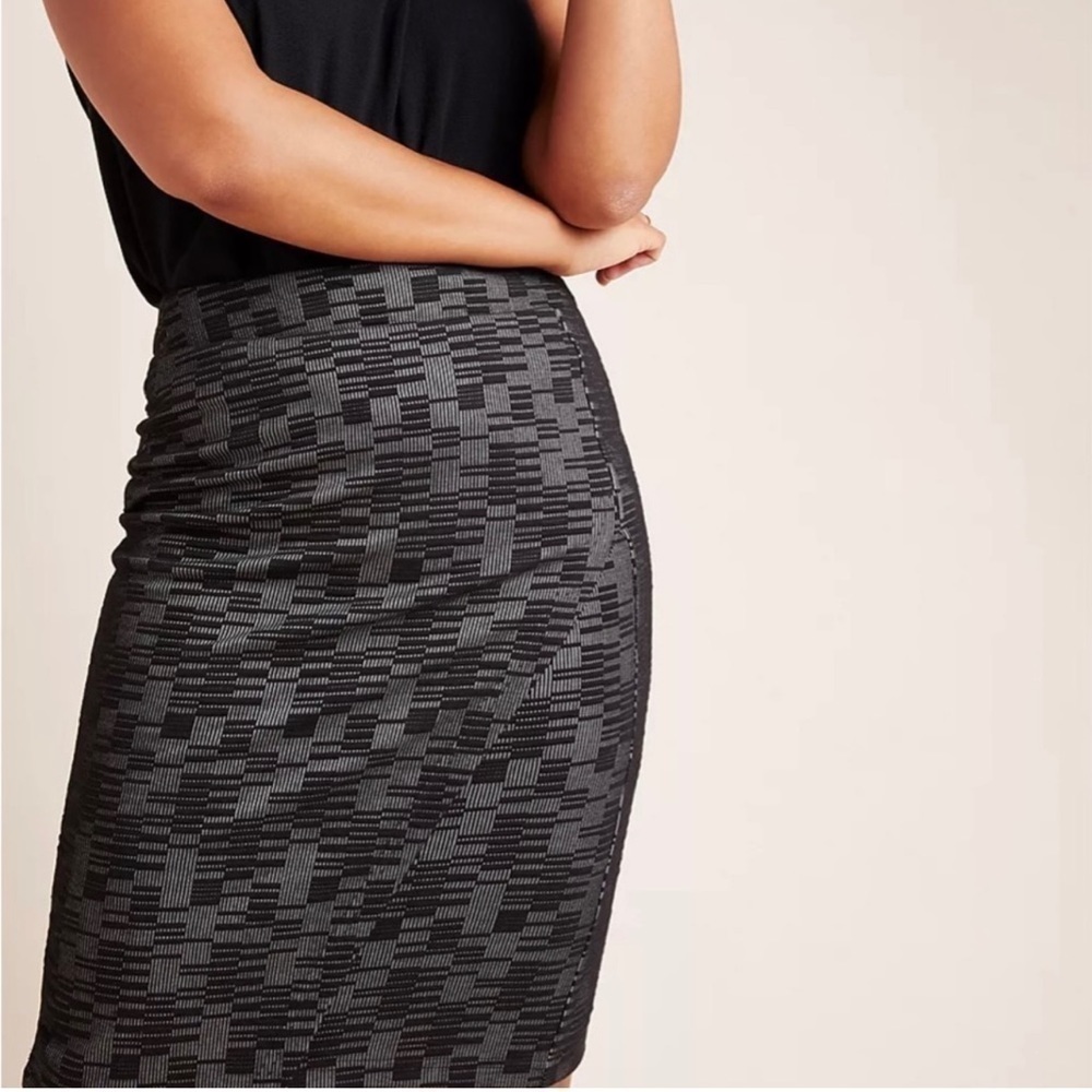 Maeve Anthropologie Bobbie Abstract Pencil Skirt